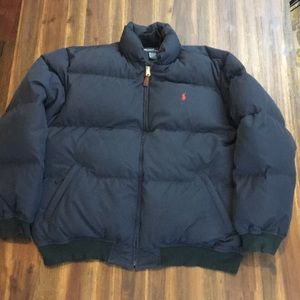 Ralph Lauren navy blue bubble down jacket
